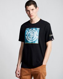 0 Solvent Icon - T-Shirt Black Q1SSG6ELF9 Element