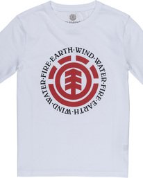 0 Seal - Short Sleeve T-Shirt for Boys White Q2SSA4ELF9 Element