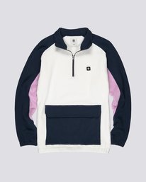 0 Block Qtr - Zip-Up Sweatshirt for Men White S1FLA6ELP0 Element