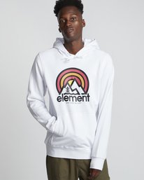 1 Sonata - Sweat à capuche pour Homme Blanc S1HOB4ELP0 Element