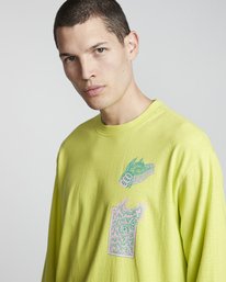 4 Tetsunori Tawaraka Space Typhoon - Long Sleeve T-Shirt for Men Yellow S1LSB4ELP0 Element