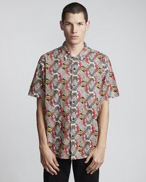 2 Jamm - Camisa de manga morta para Hombre Rojo S1SHB6ELP0 Element