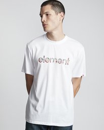 1 Origins - Short Sleeve T-Shirt for Men White S1SSB1ELP0 Element