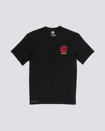 0 Tuckwei - Organic Cotton Short Sleeve T-Shirt for Men Black S1SSF1ELP0 Element