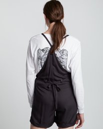 3 Rose Overall - Jumpsuit for Women Black S3WKA1ELP0 Element