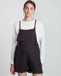 1 Rose Overall - Jumpsuit for Women Black S3WKA1ELP0 Element
