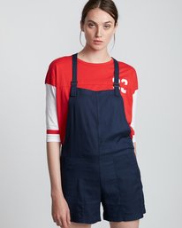 1 Dream Twill - Viscose Shorts for Women Blue S3WKA8ELP0 Element