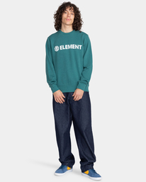 4 Blazin - Sudadera para Hombre Verde U1CRA1ELF0 Element