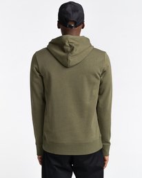 3 Vertical - Sweat à capuche pour Homme Vert U1HOB3ELF0 Element