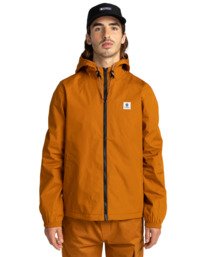 1 Wolfeboro Alder - Giacca Impermeabile voor Uomo Brown U1JKC3ELF0 Element