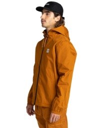 2 Wolfeboro Alder - Giacca Impermeabile voor Uomo Brown U1JKC3ELF0 Element