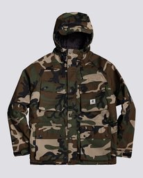 0 Wolfeboro Mountain - Water-Resistant Jacket for Men Camo U1JKD4ELF0 Element