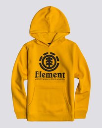 0 Vertical - Felpa con cappuccio voor Ragazzo Giallo U2HOA6ELF0 Element