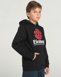 3 Vertical - Sudadera con Capucha para Chicos Negro U2HOA6ELF0 Element