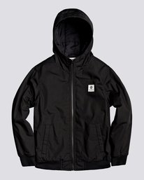 0 Wolfeboro Dulcey - Water-Resistant Jacket for Boys Black U2JKA1ELF0 Element