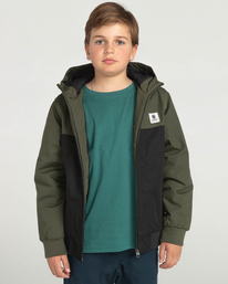 3 Wolfeboro Dulcey Two Tones 2022 - Water-Resistant Jacket for Boys Black U2JKA3ELF0 Element