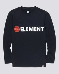 0 Blazin - Long Sleeve T-Shirt for Boys Black U2LSA2ELF0 Element