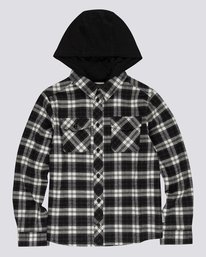 0 Tacoma 2C - Hooded Shirt for Boys Black U2SHA1ELF0 Element