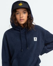 3 Roseburg - Recycled Hoodie for Women Blue U3FLA2ELF0 Element