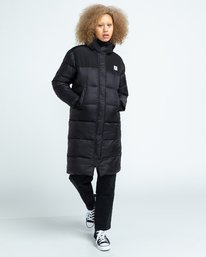 4 Wolfeboro Dulcey Puff Long - Puffer Jacket for Women Black U3JKA7ELF0 Element