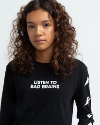 4 Bad Brains Listen 2 Bb - T-shirt manches longues pour Femme Noir U3LSA3ELF0 Element