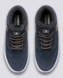 3 Wolfeboro Topaz C3 - Recycled & Organic Mid-Top Shoes for Men Blue U6TM3101 Element