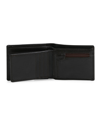 3 Icon Leather Bi-Fold Wallet Brown ULYAA00108 Element