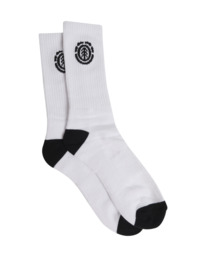 0 1 Pack Sports Crew Socks White ULYAA00110 Element