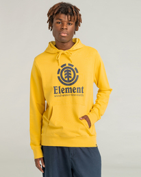 2 Vertical - Sudadera con capucha para Hombre Amarillo W1HOD1ELP1 Element