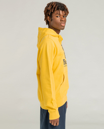 3 Vertical - Sudadera con capucha para Hombre Amarillo W1HOD1ELP1 Element