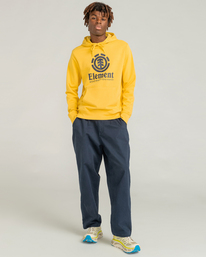 5 Vertical - Sweat à capuche pour Homme Jaune W1HOD1ELP1 Element