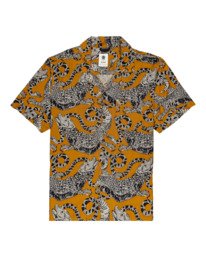 0 Lizard - Short Sleeve Shirt for Men Yellow W1SHB8ELP1 Element