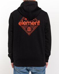 3 Duggar - Zip-Up Hoodie for Men Black W1ZHB1ELP1 Element