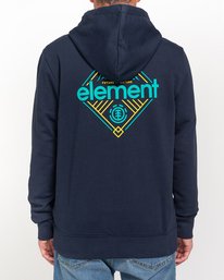 3 Duggar - Zip-Up Hoodie for Men Blue W1ZHB1ELP1 Element