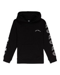 0 Karlov - Sweat à capuche pour Garçon Noir W2HOB3ELP1 Element