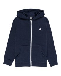 0 Cornell Classic - Zip-Up Hoodie for Boys Blue W2ZHB1ELP1 Element