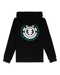 1 Seal - Sudadera con capucha y cremallera para Chicos Negro W2ZHB3ELP1 Element