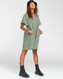 2 Cinnamon - Oversized Babydoll Dress for Women White W3DRB7ELP1 Element