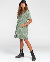 3 Cinnamon - Oversized Babydoll Dress for Women White W3DRB7ELP1 Element