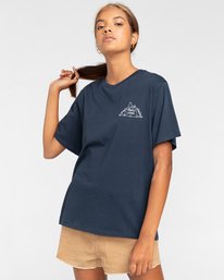 2 Peanuts Simple Living - T-Shirt for Women Blue W3SSB2ELP1 Element