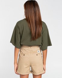 5 Olsen 19" - Chino Shorts for Women Gray W3WKB2ELP1 Element