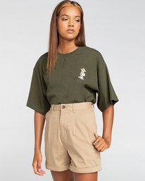 2 Olsen 19" - Chino Shorts for Women Gray W3WKB2ELP1 Element