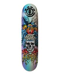 1 8.25" Lamour Skull - Skateboard Deck Black W4DCC4ELP1 Element