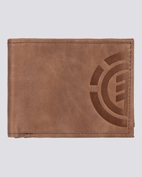 0 Daily Elite - Leather Wallet for Men Brown W5LWA3ELP6 Element