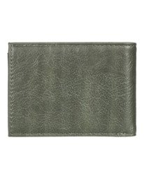 3 Segur - Bi-Fold Wallet for Men Green W5WLB6ELPP Element