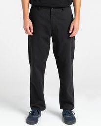 2 Highwater Work - Pantaloni da Uomo Black Z1PTC1ELF1 Element