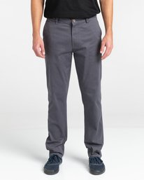 2 Howland Classic - Pantalón Chino para Hombre Negro Z1PTC5ELF1 Element