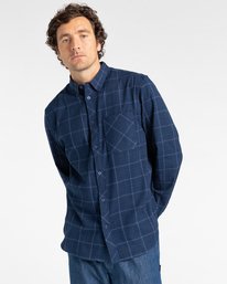 1 Lumber - Flannel Shirt for Men Grey Z1SHC2ELF1 Element