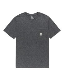 0 Basic Label - Kurzärmeliges T-Shirt Schwarz Z1SSI1ELF1 Element