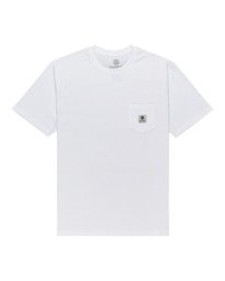 0 Basic Label 2022 - T-shirt manches courtes Blanc Z1SSI1ELF1 Element